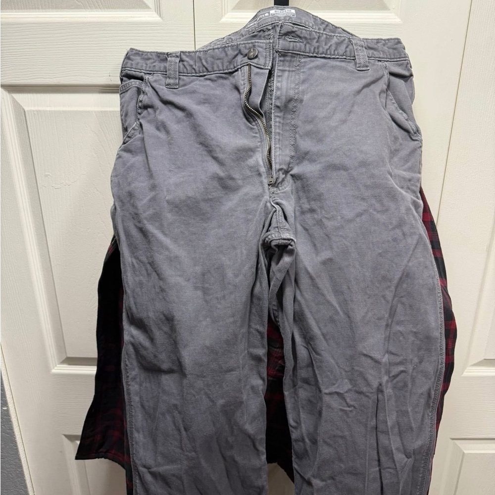 Gray Men's Carhartt Pants